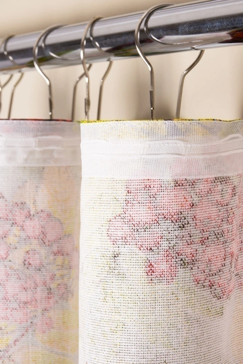 Комплект штор из рогожки "Талка" Рябина