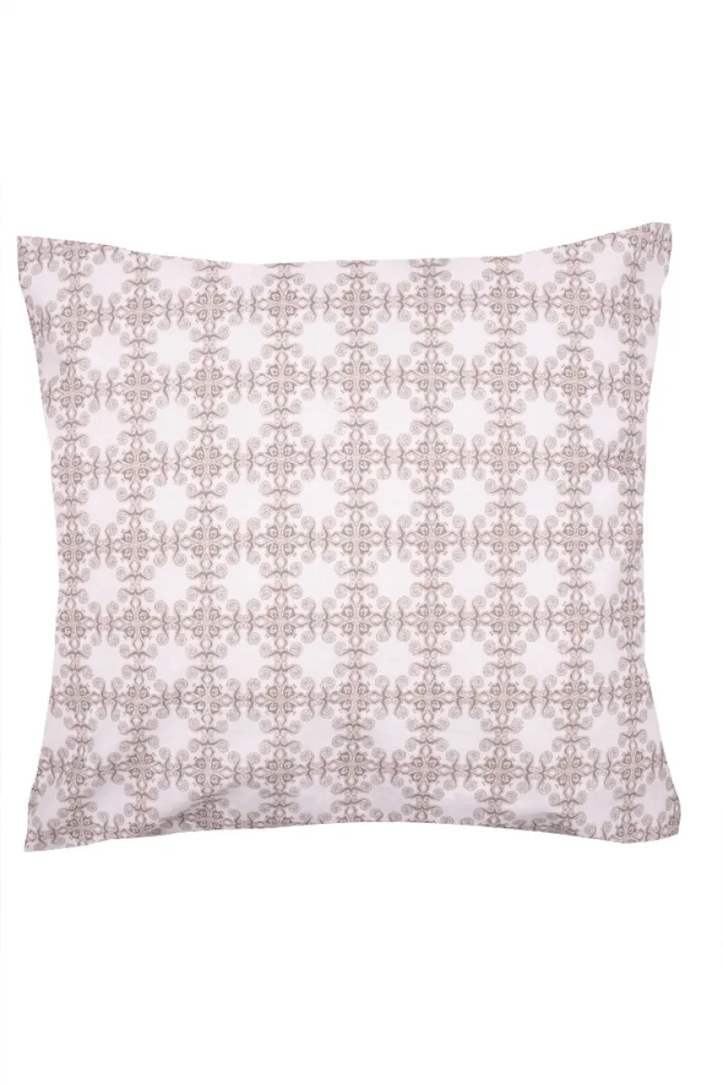 Наволочка "ГОС" поплин "Узоры" бежевый арт. 28256/1 тип 2