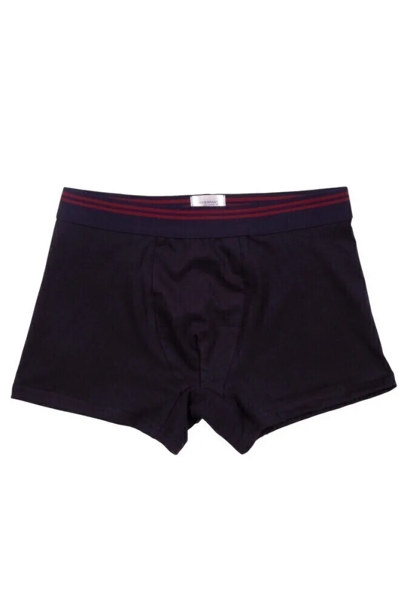 Трусы "Боксеры",т-синие, трикотаж