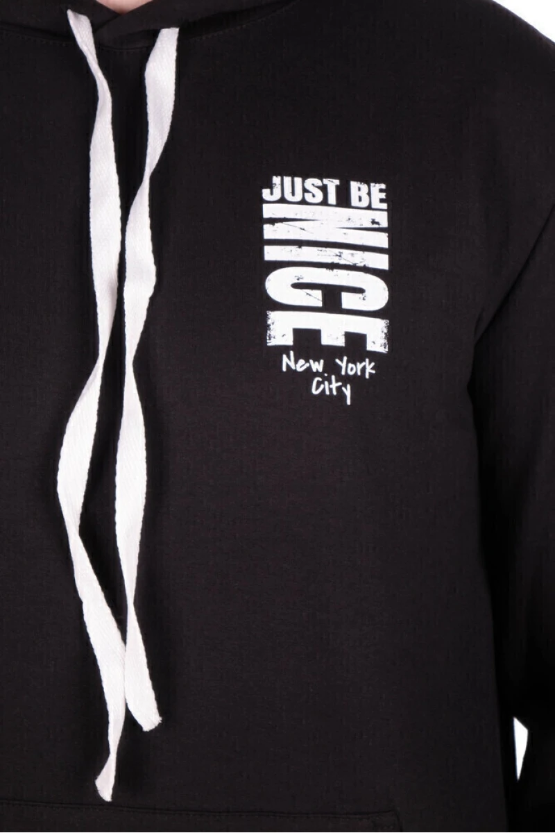 Черная мужская толстовка АСП58