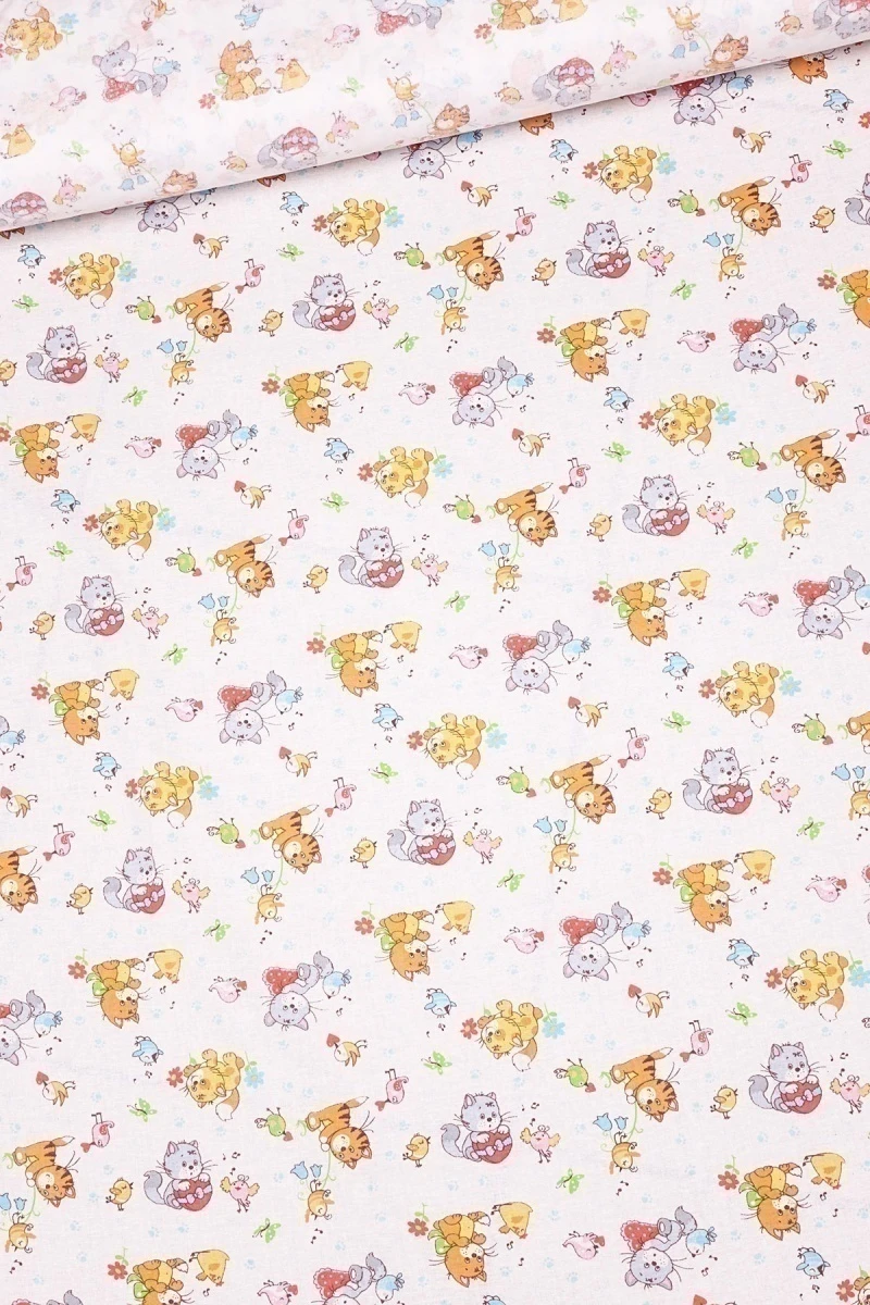 Ситец "ХБК" 101г/м2, 95см рис. 21035-1 белый