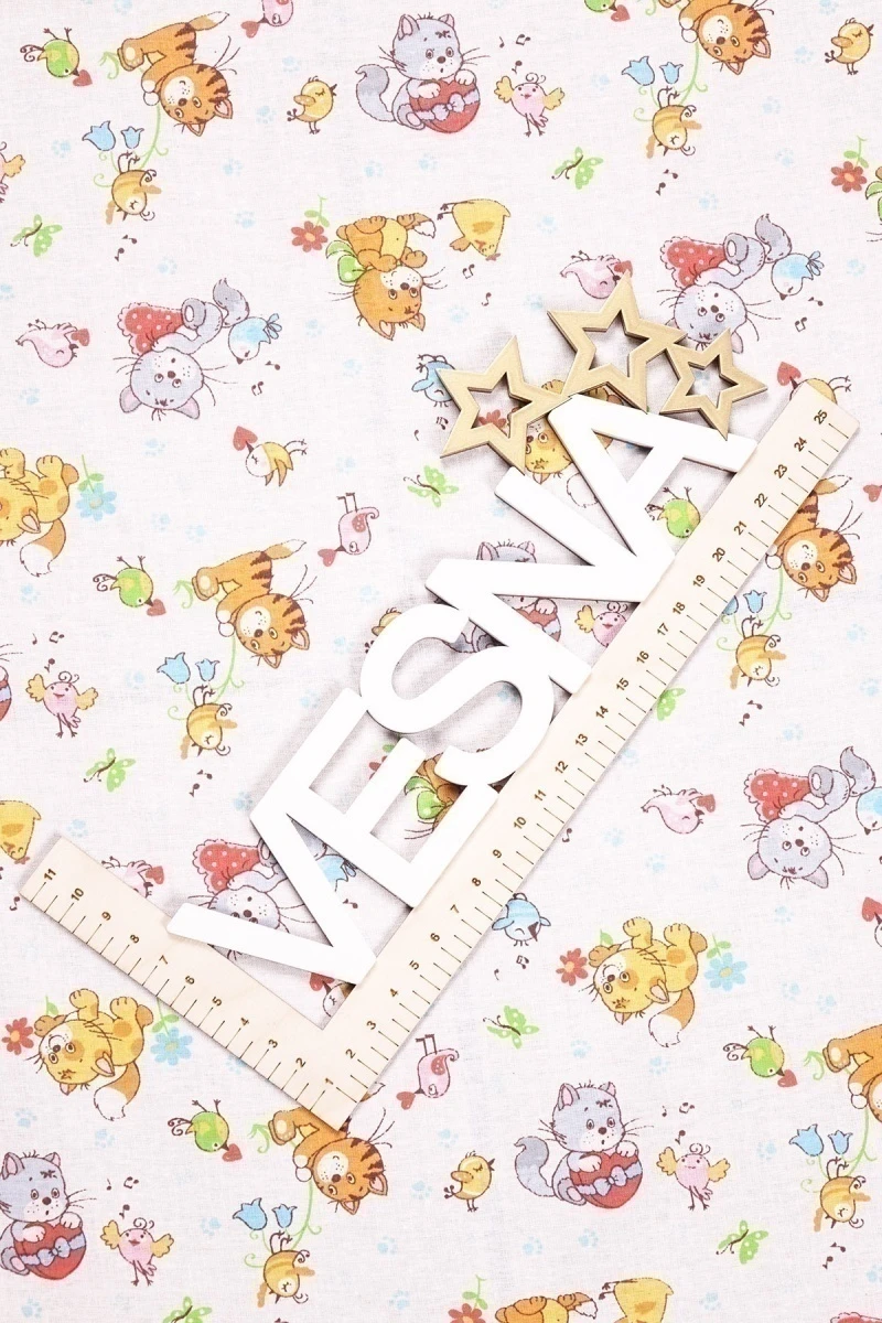 Ситец "ХБК" 101г/м2, 95см рис. 21035-1 белый