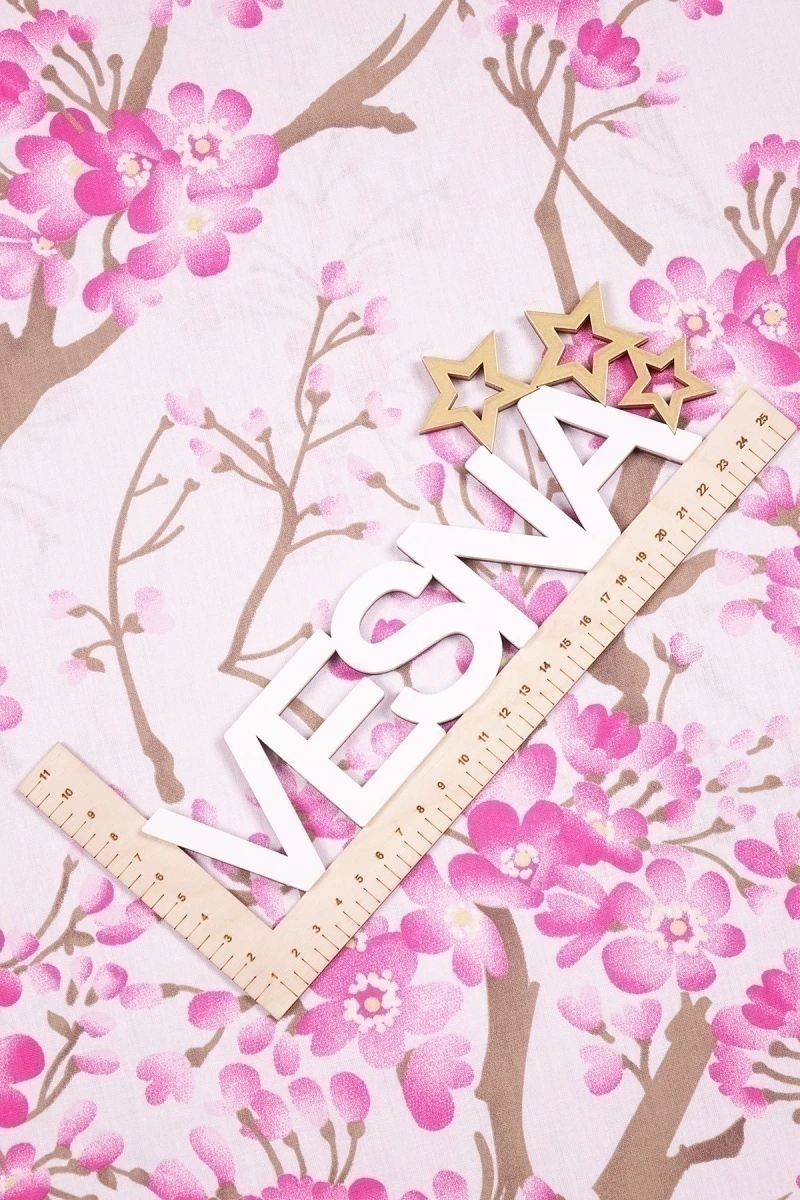 Ткань перкаль "ТД" 110г/м2, 220см "Седьмое небо 1" арт. 208571 тип 2