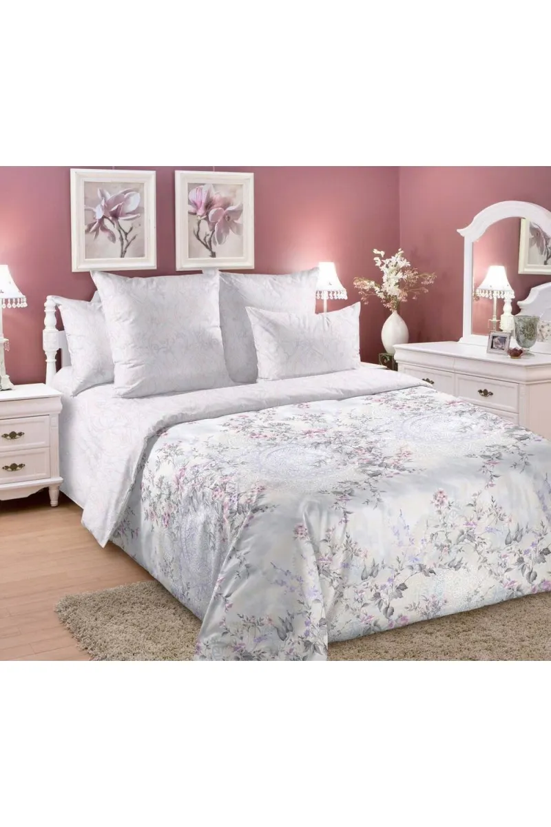 Простыня "ТД" перкаль "Медитация 1" арт. 660041 серый тип 2