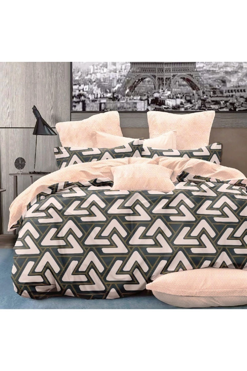 Пододеяльник "ПолиТекс" сатин "Анаграмма" ком. арт. 2154 тип 1+тип 2