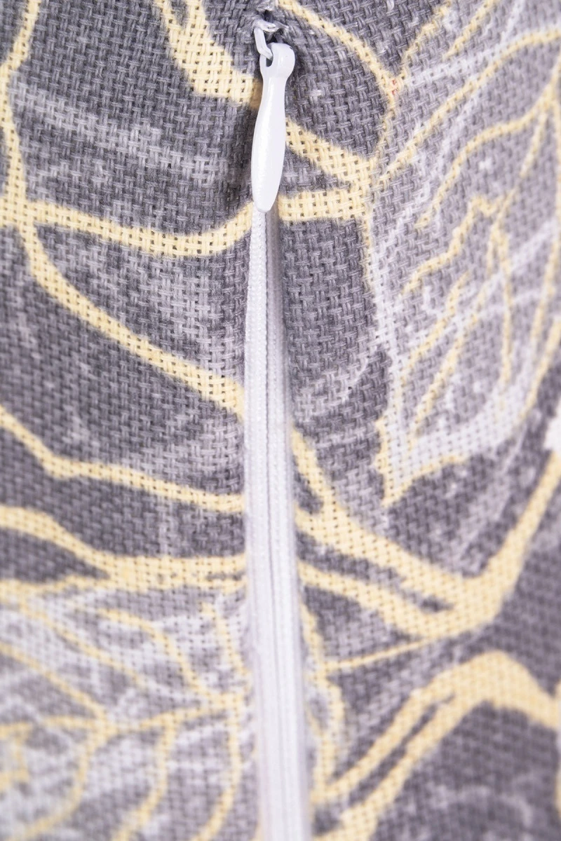 Декоративная наволочка на молнии из рогожки "ТТ" Листопад