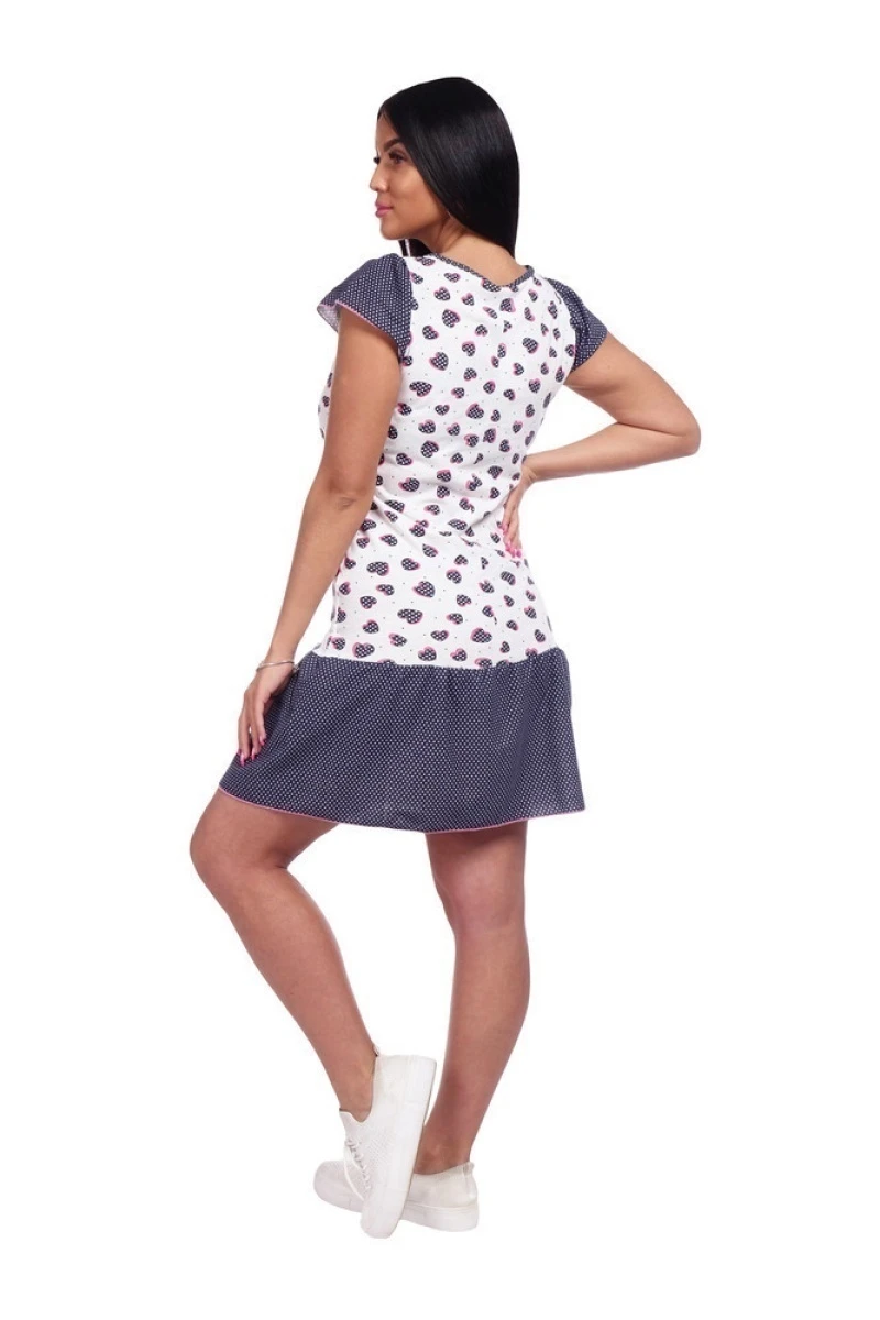 Ночная сорочка - Сердечки - 79 - молочный