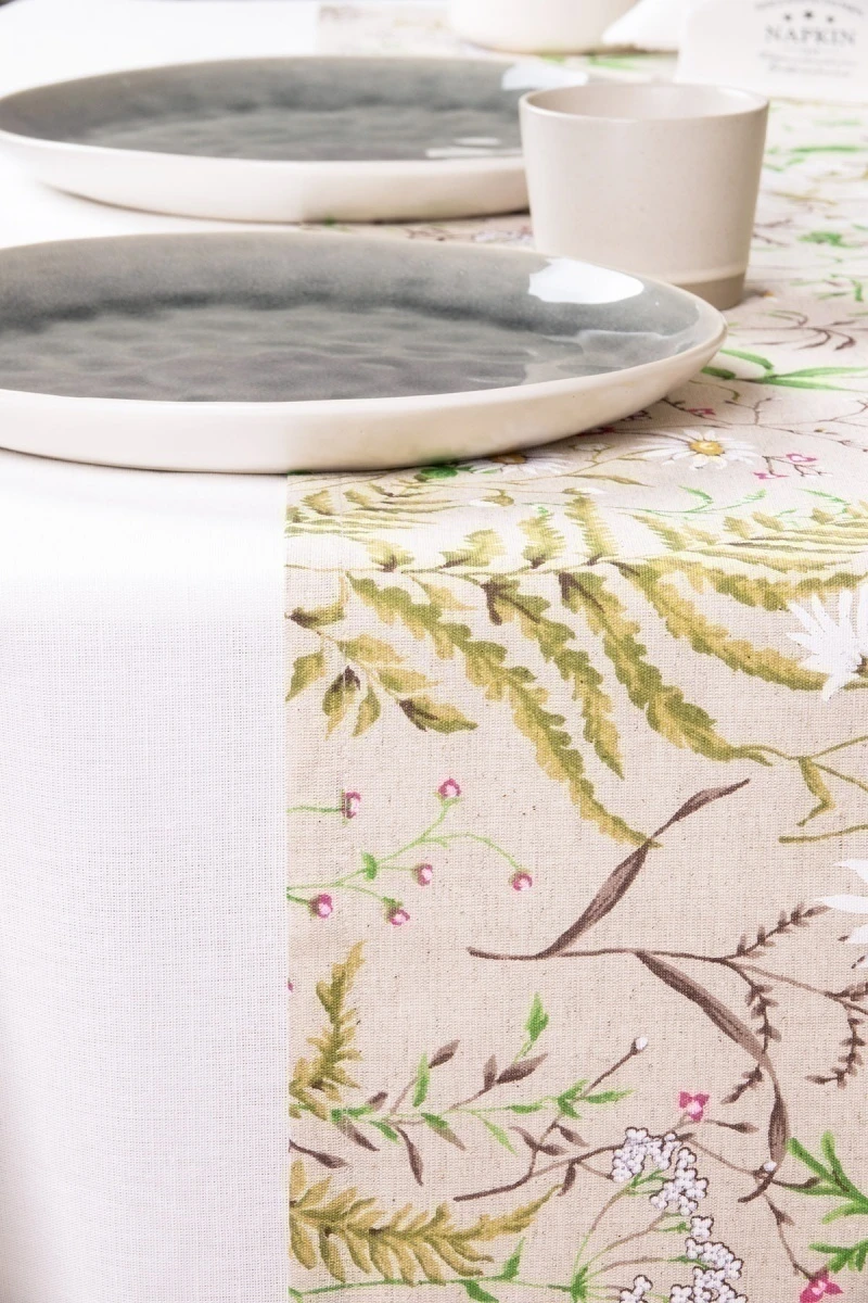 Дорожка полулен "ГП" Льняное лето