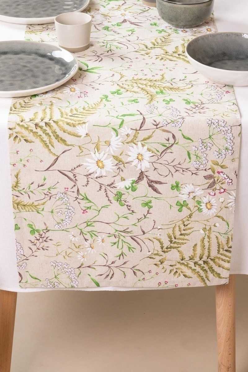 Дорожка полулен "ГП" Льняное лето