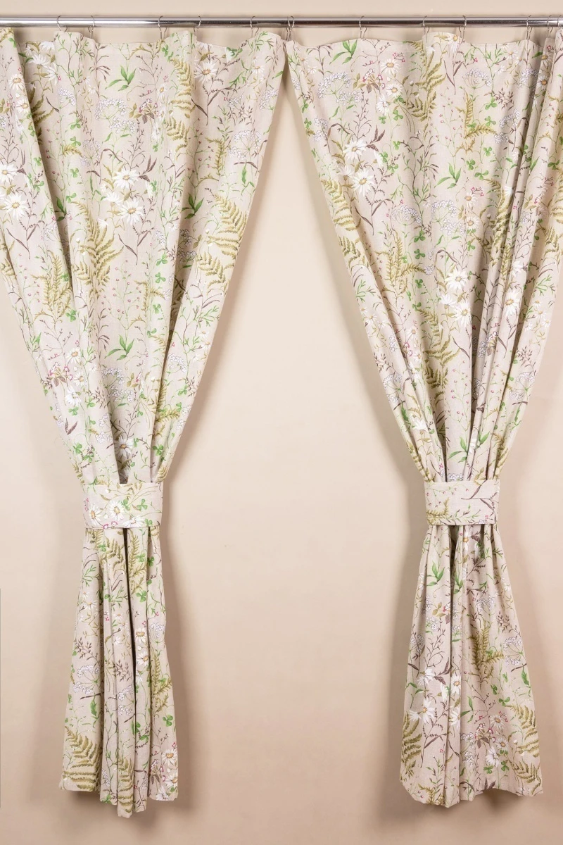 Комплект штор из полульна "ГП" Льняное лето