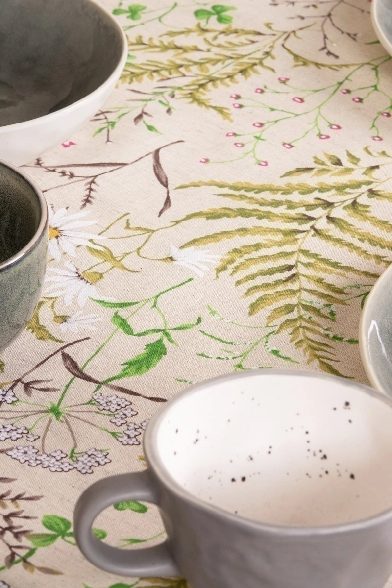 Скатерть полулен "ГП" Льняное лето