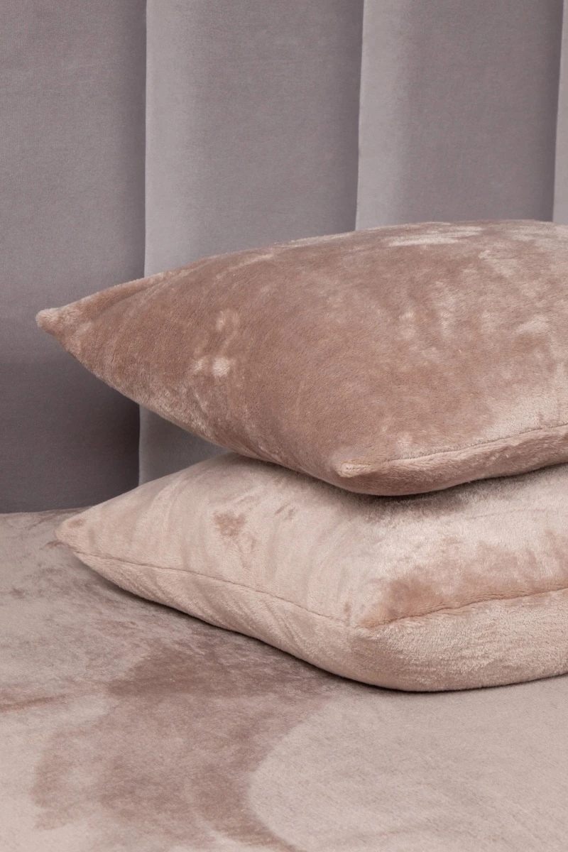 Наволочка плюш велюр арт. 003-ODN Карамель