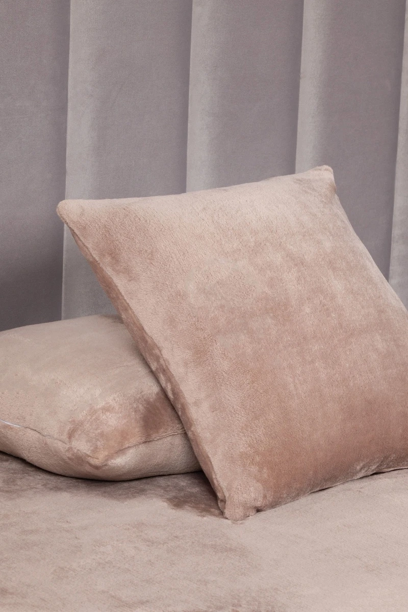 Наволочка плюш велюр арт. 003-ODN Карамель