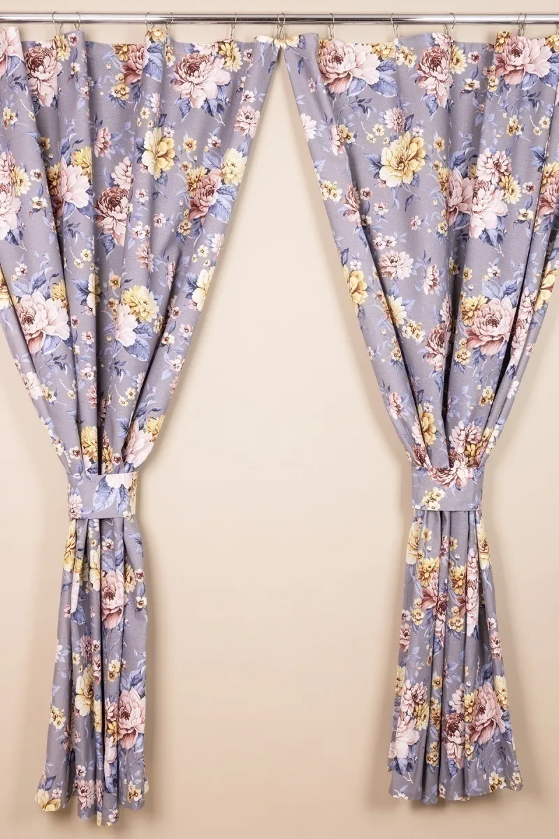 Комплект штор из рогожки "Диз" Новелла