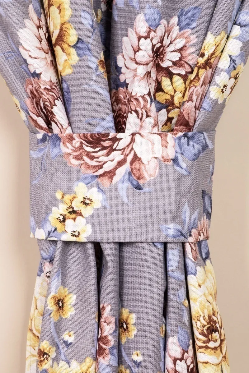 Комплект штор из рогожки "Диз" Новелла