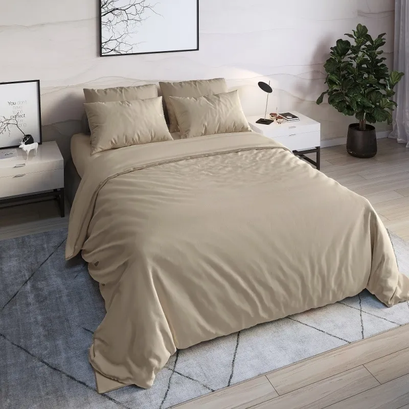 КПБ 4 "ГОС" твил-сатин "С-Кофе" р. Евро 2 арт. 31009 (220 см)