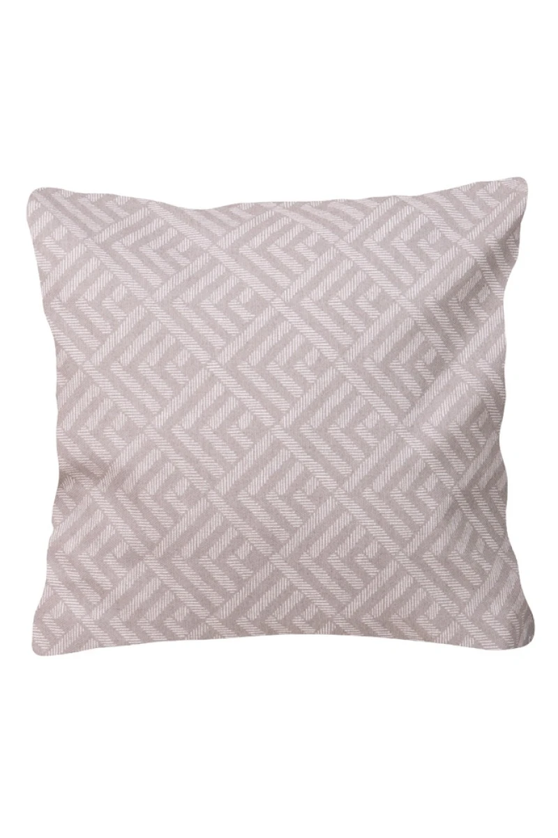 Декоративная наволочка на молнии из рогожки "ТТ" Купол (мокко)