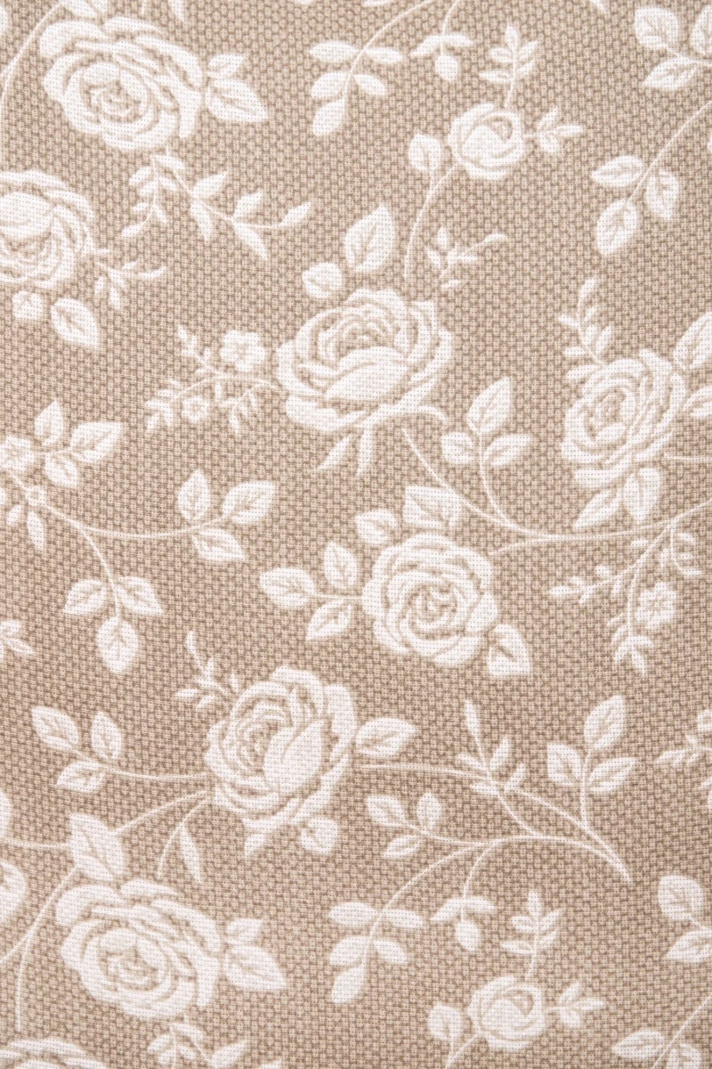 Декоративная наволочка на молнии из рогожки "ТЛ" Рози (песочный)