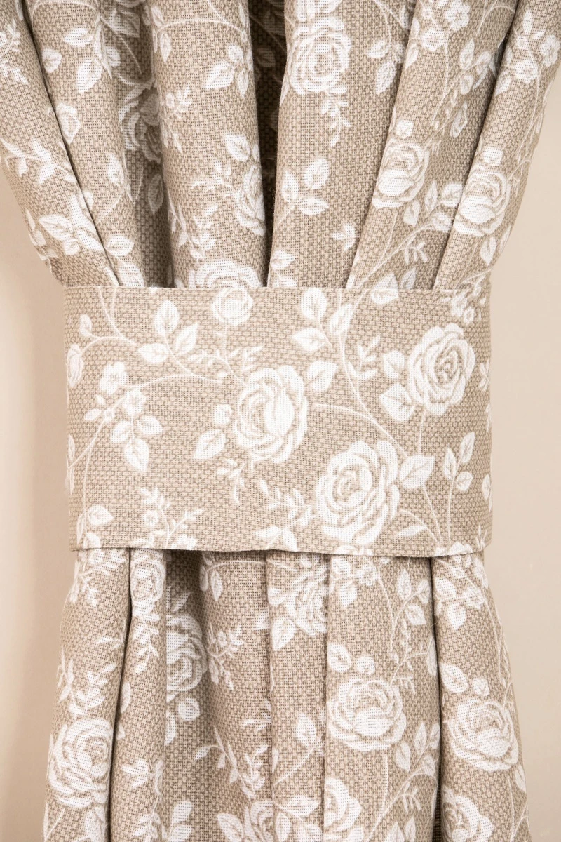 Комплект штор из рогожки "ТЛ" Рози (песочный)