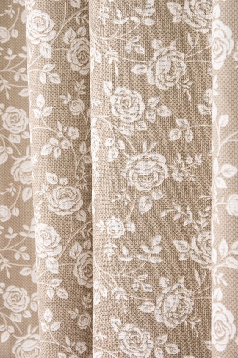 Комплект штор из рогожки "ТЛ" Рози (песочный)