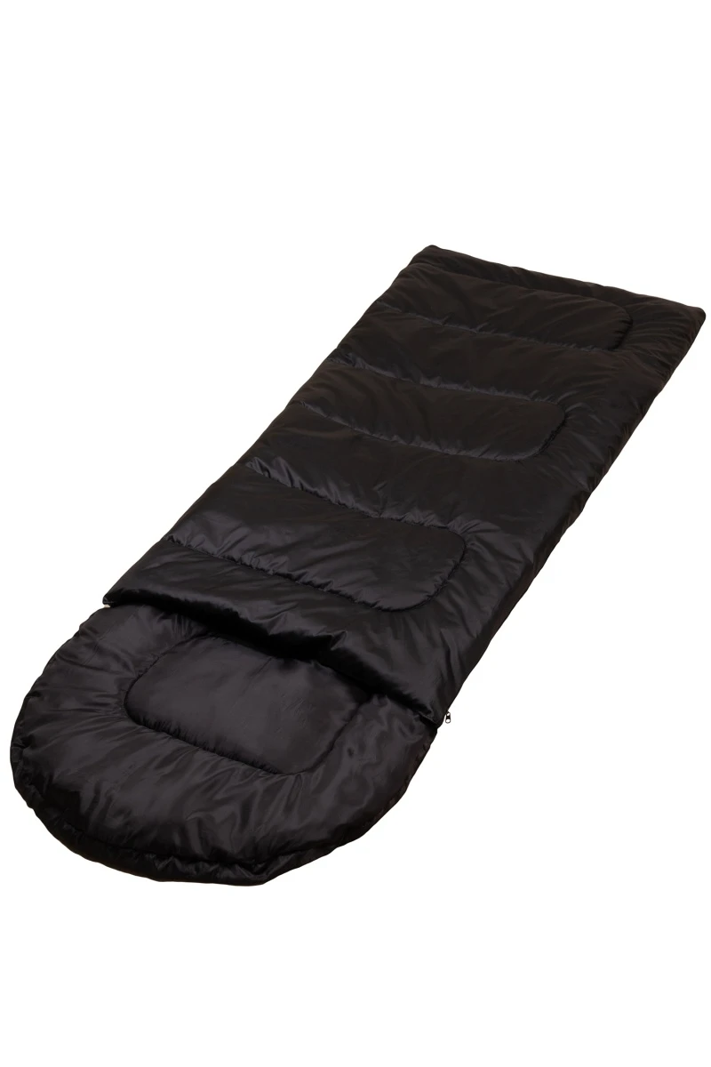 Спальный мешок "Турист" (230*72) черный (200г/м2)