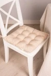 Подушка (М-9) на стул из габардина "А" Пудра (col. 2)
