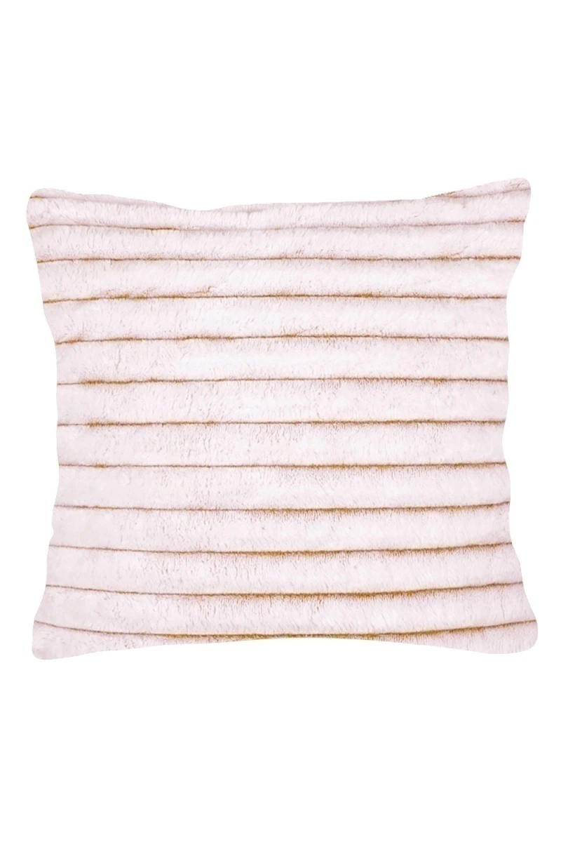 Наволочка плюш велюр 004-MAR охра