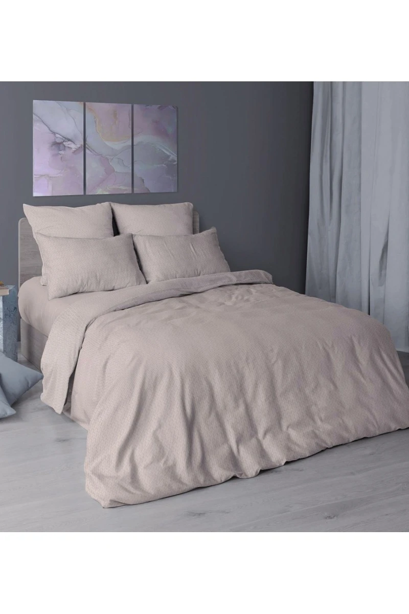 Простыня бязь Премиум ГОСТ "ХБК" 140г/м "Терраццо" розовая дымка арт. 7145-2