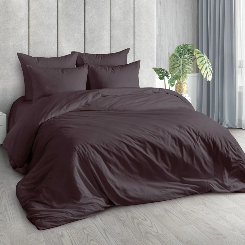 КПБ "МИЛАН" поплин "Милан-Шоколад" р. 1.5 сп. арт. 70171