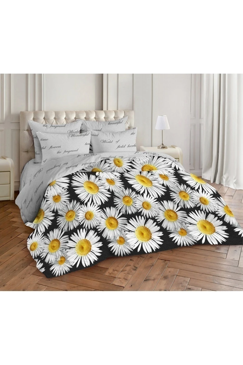 Простыня на резинке поплин "МИЛАН" "Комплимент" арт. 12679/1 тип 1