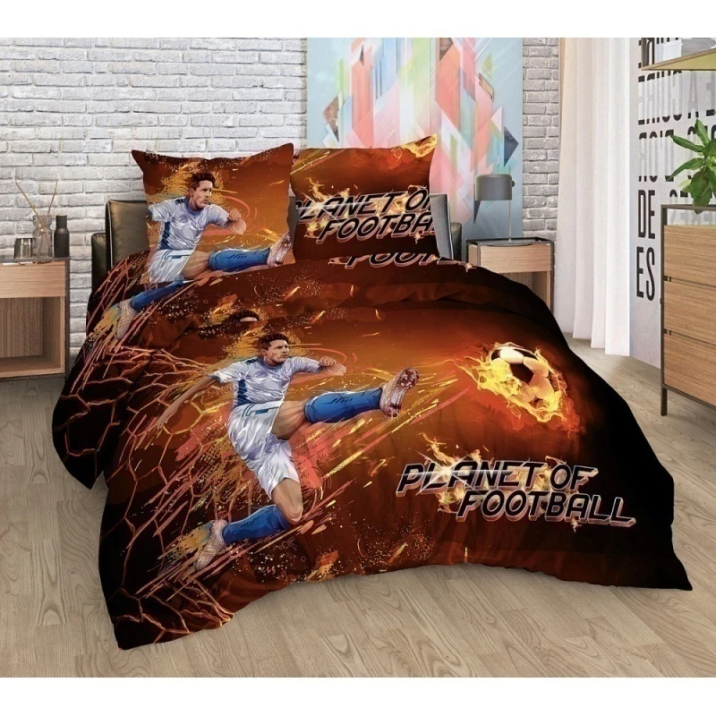 КПБ яселька "МИЛАН" бязь "Планета футбола" арт. 12665/1