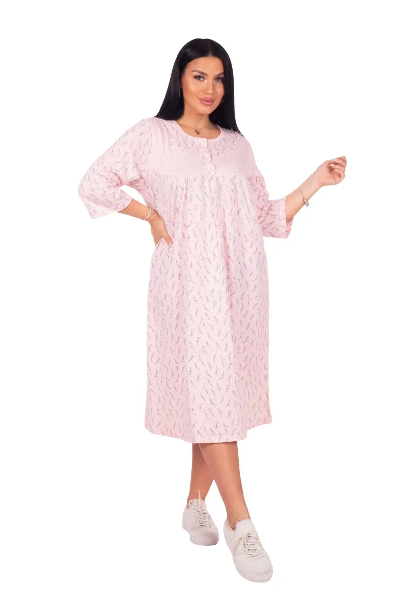 Женская ночная сорочка с длинным рукавом Б6