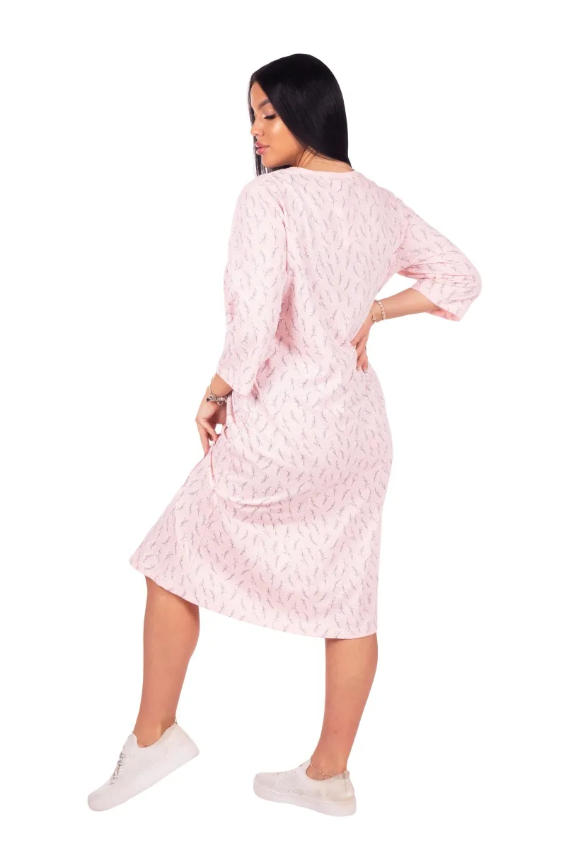 Женская ночная сорочка с длинным рукавом Б6