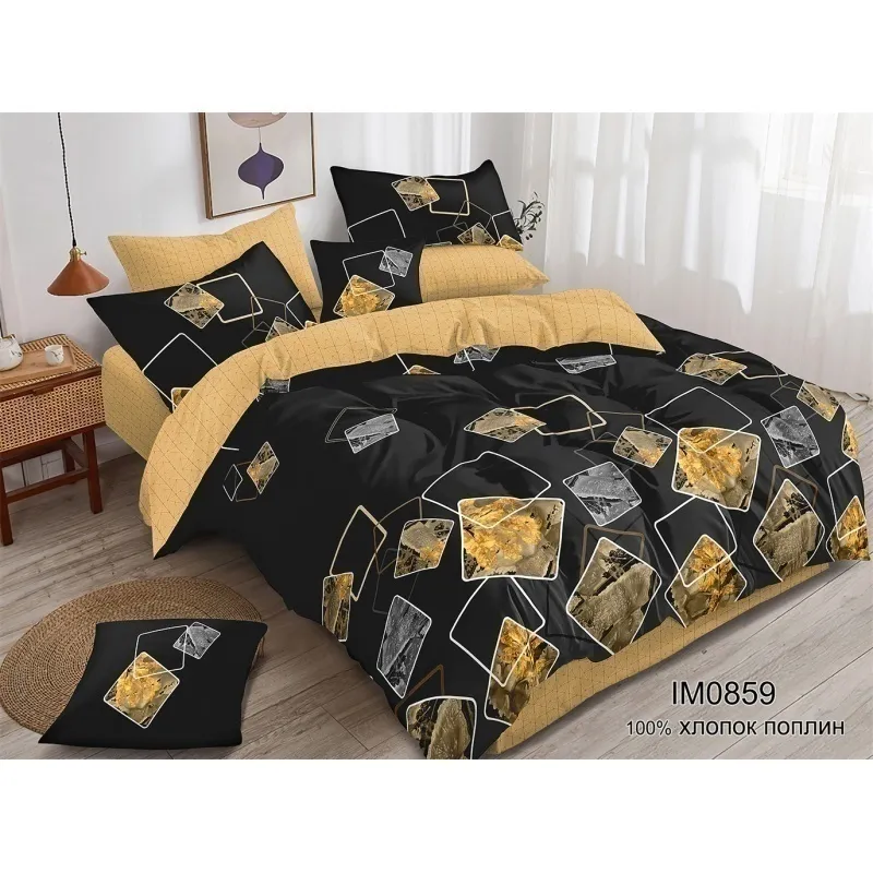 КПБ "Иматекс" поплин "Фрагменты осени" ком. р. 2.0 сп. арт. IMO 859