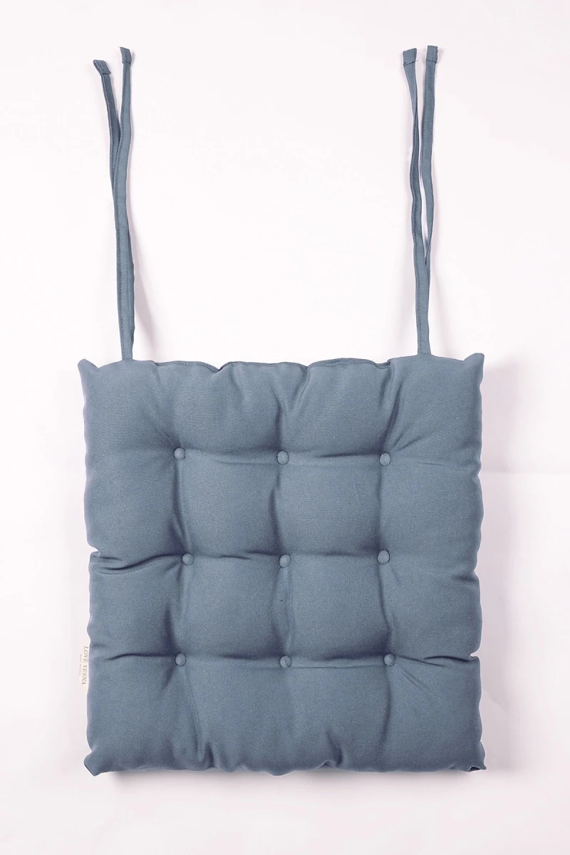 Подушка (М-9) на стул из габардина "А" Грифельный (col. 316)