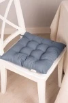 Подушка (М-9) на стул из габардина "А" Грифельный (col. 316)