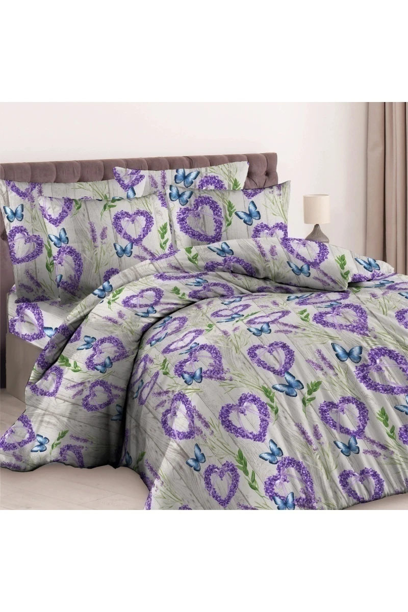 Простыня на резинке бязь "ТЛ" "Лето в провансе" арт. 9717-1