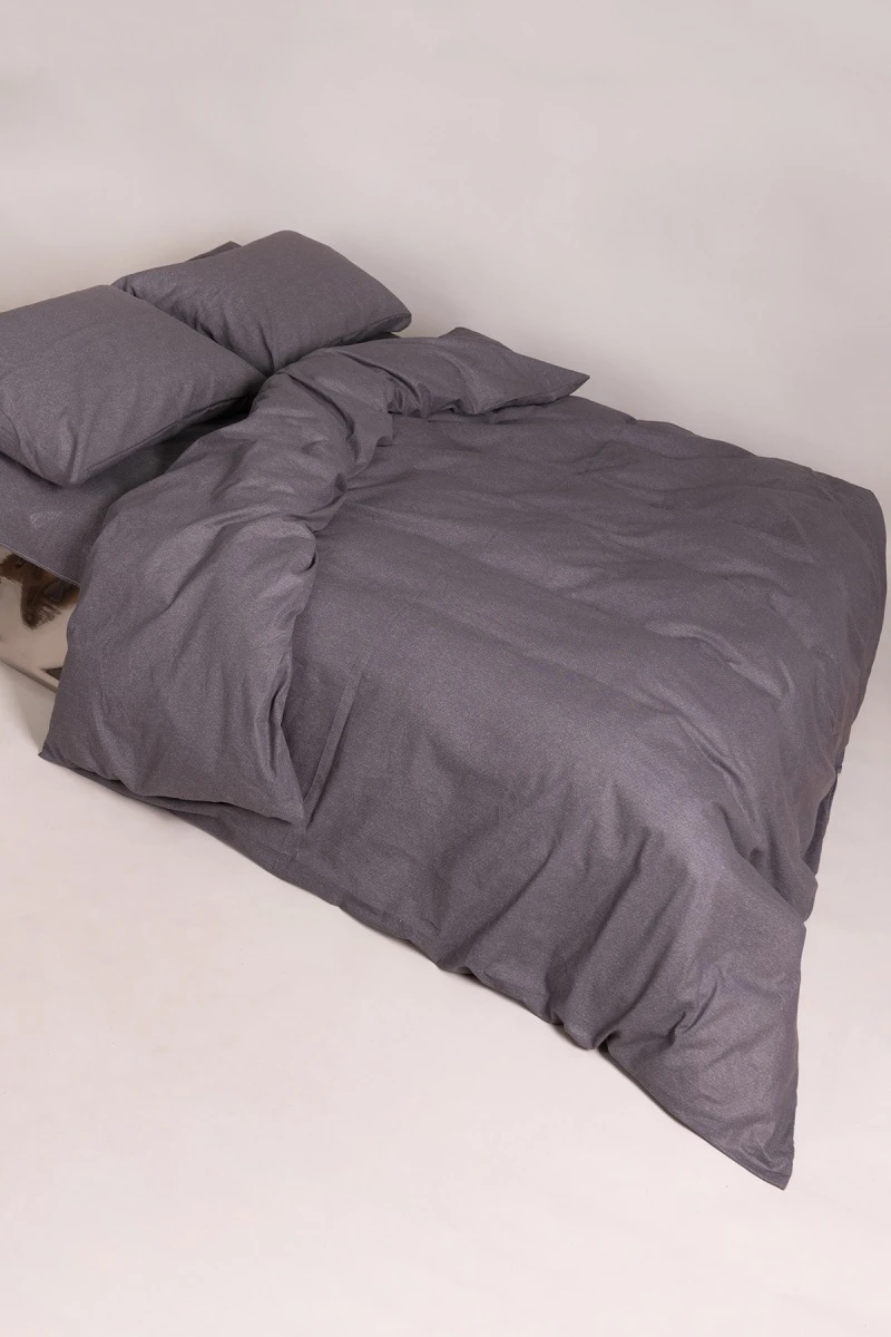 Простыня бязевая на резинке "ТЛ" "Саржа-Серый" арт. 70923-3