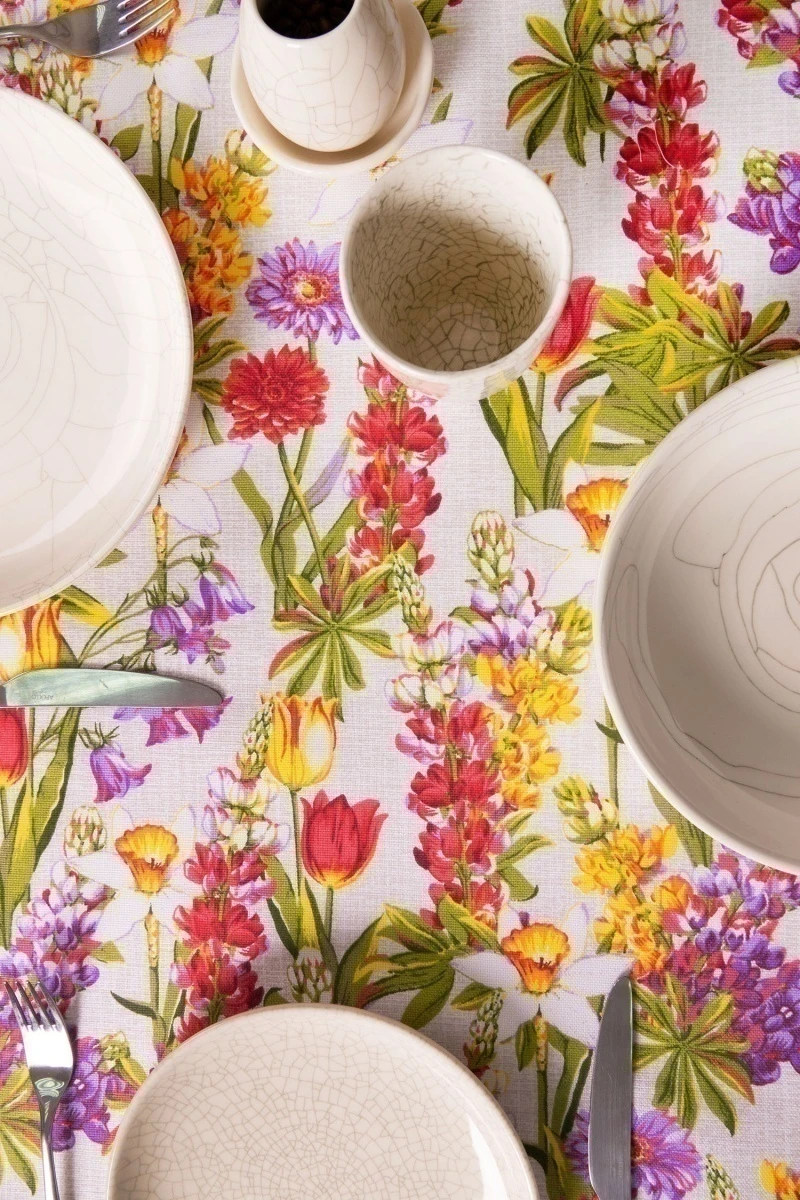 Скатерть рогожка "ТТ" Летний день