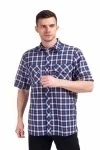 Мужская рубашка шотландка К/Р ЛК1852С
