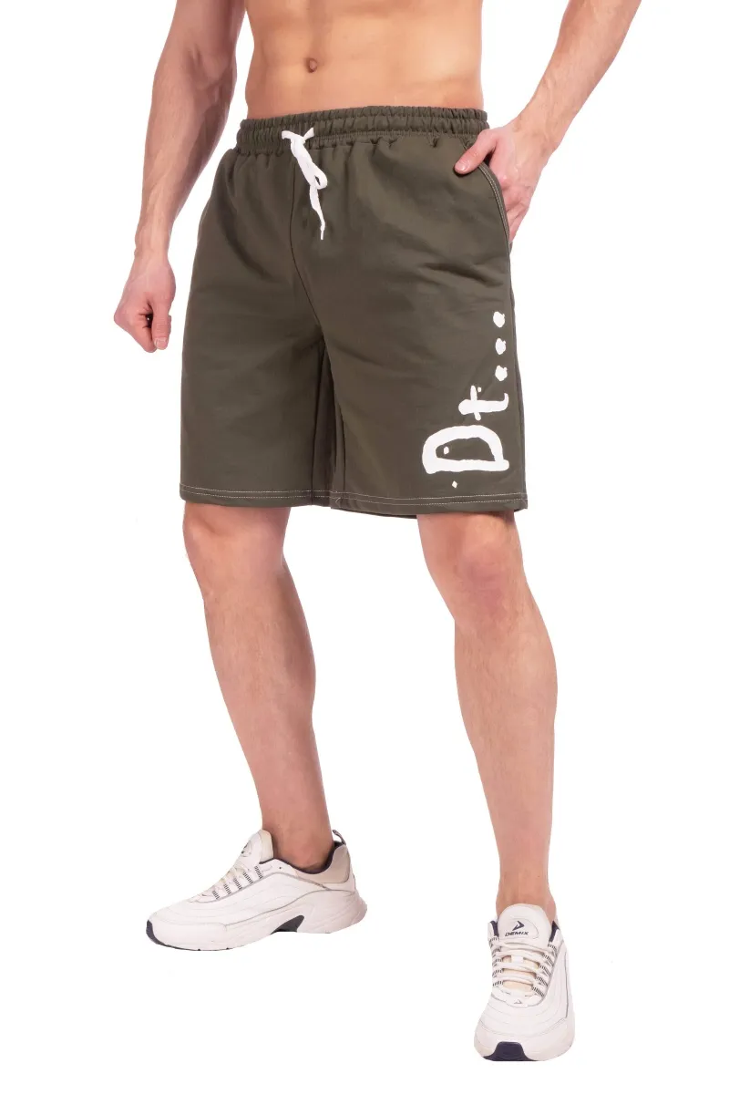 Шорты мужские из футера с принтом АСП15З