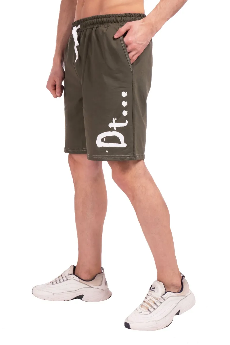 Шорты мужские из футера с принтом АСП15З