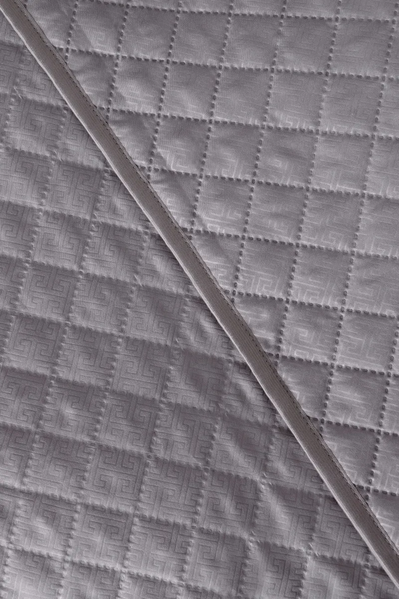 Покрывало термостежка "Версаче" серый