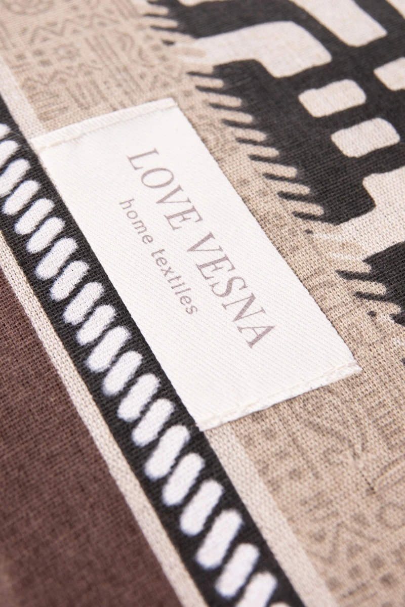 Скатерть полулен "ТТ" Сахара (Бежевый)