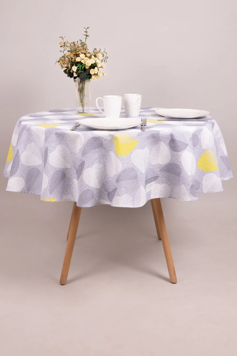 Скатерть круглая рогожка "Диз" Клинт (145х145)