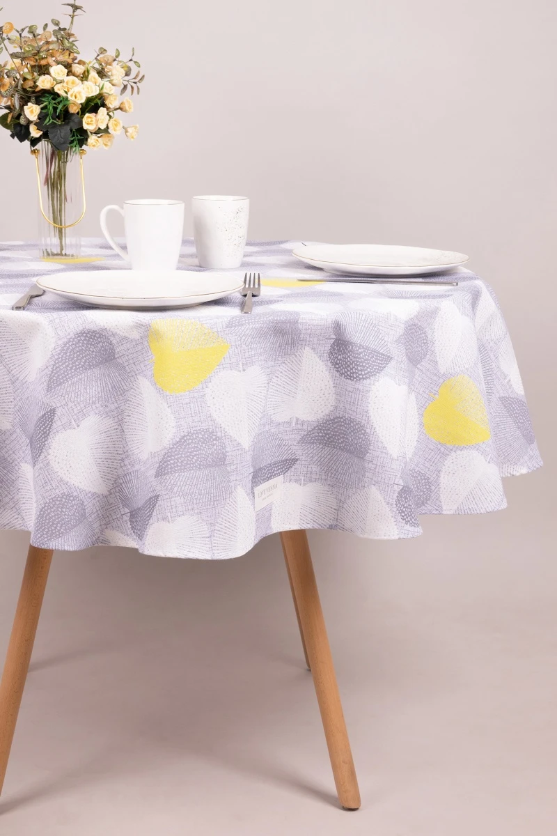 Скатерть круглая рогожка "Диз" Клинт (145х145)