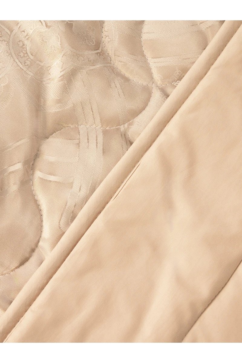 Покрывало сатин-жаккард "Империя" песочный