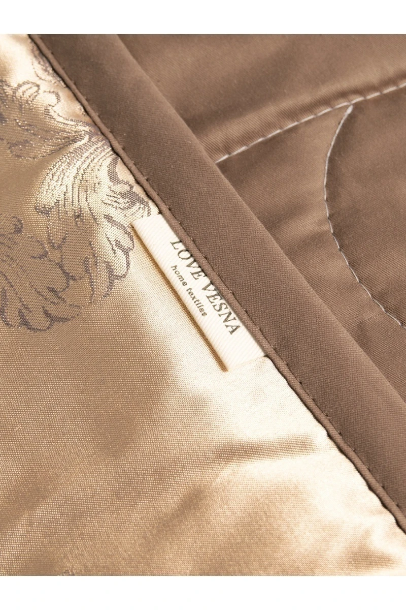 Покрывало сатин-жаккард "Империя" латте