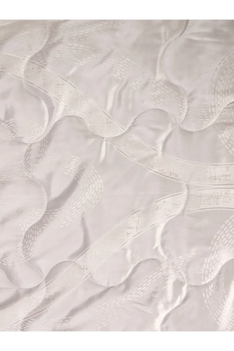 Покрывало сатин-жаккард "Империя" серебро