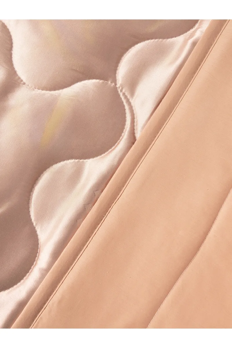 Покрывало сатин-жаккард "Империя" сухая роза